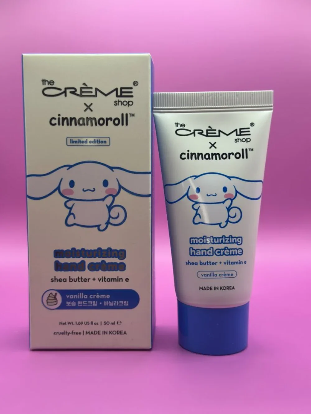 The Crème Shop x Cinnamoroll Limited Edition Moisturizing Hand Crème – Vanilla C